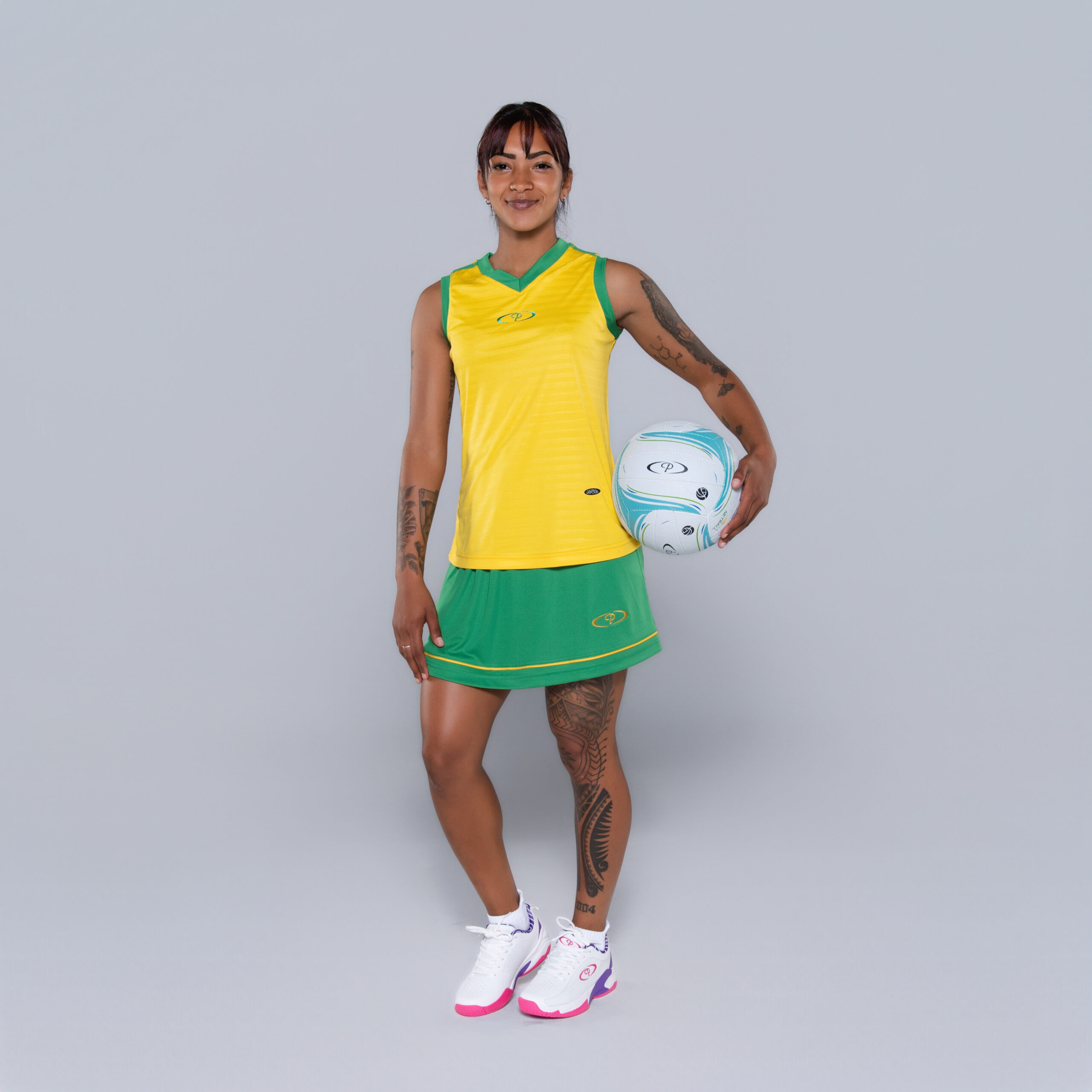 Youth Brasil Netball Tops and Skirts - Image 65