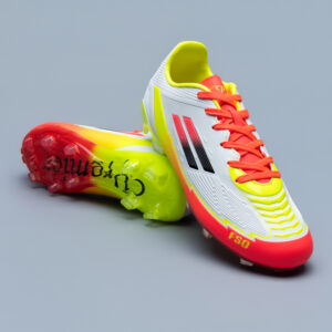 Mens FSO White-Yellow-Orange Soccer Boot