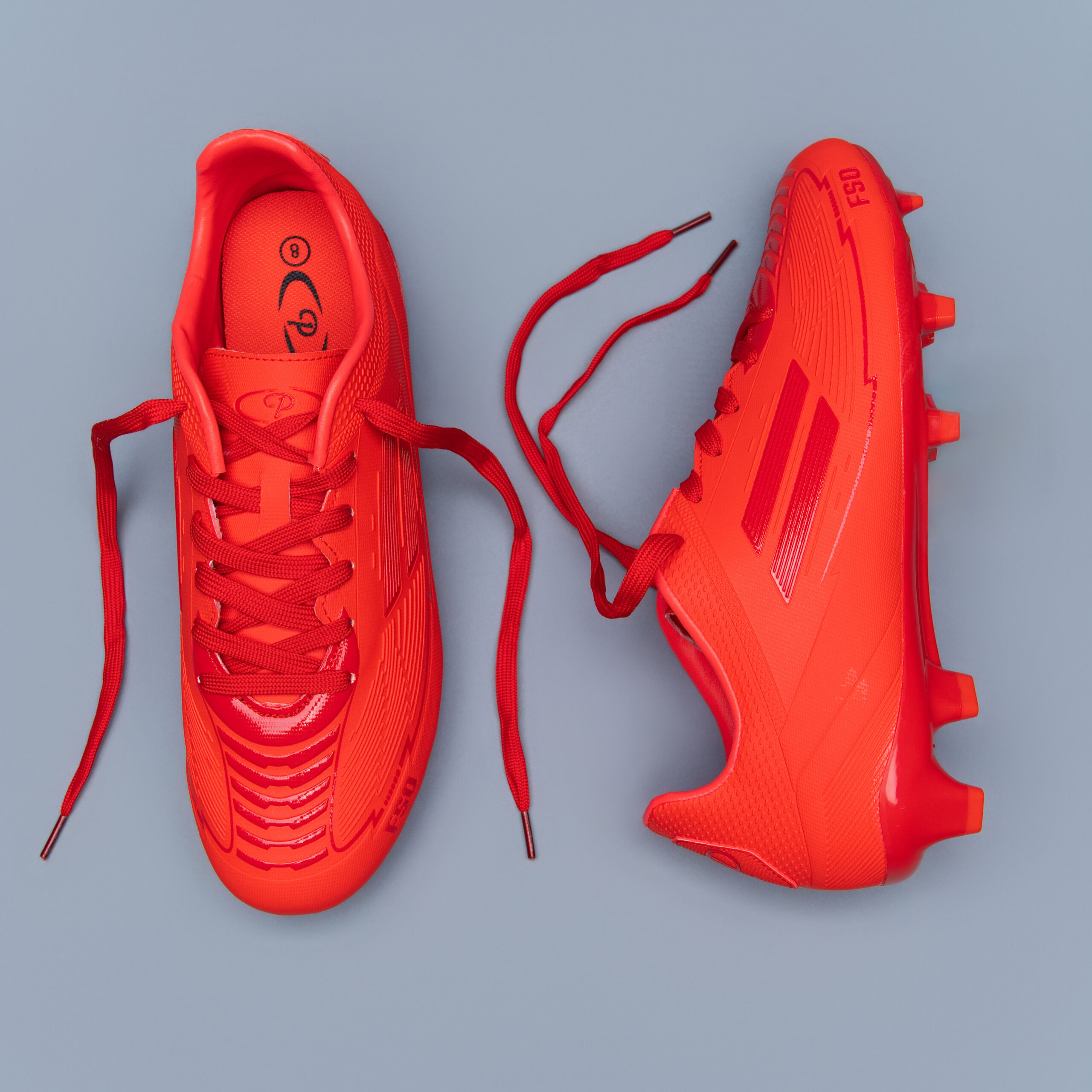 Youths FSO Red/Red Soccer Boot - Image 2