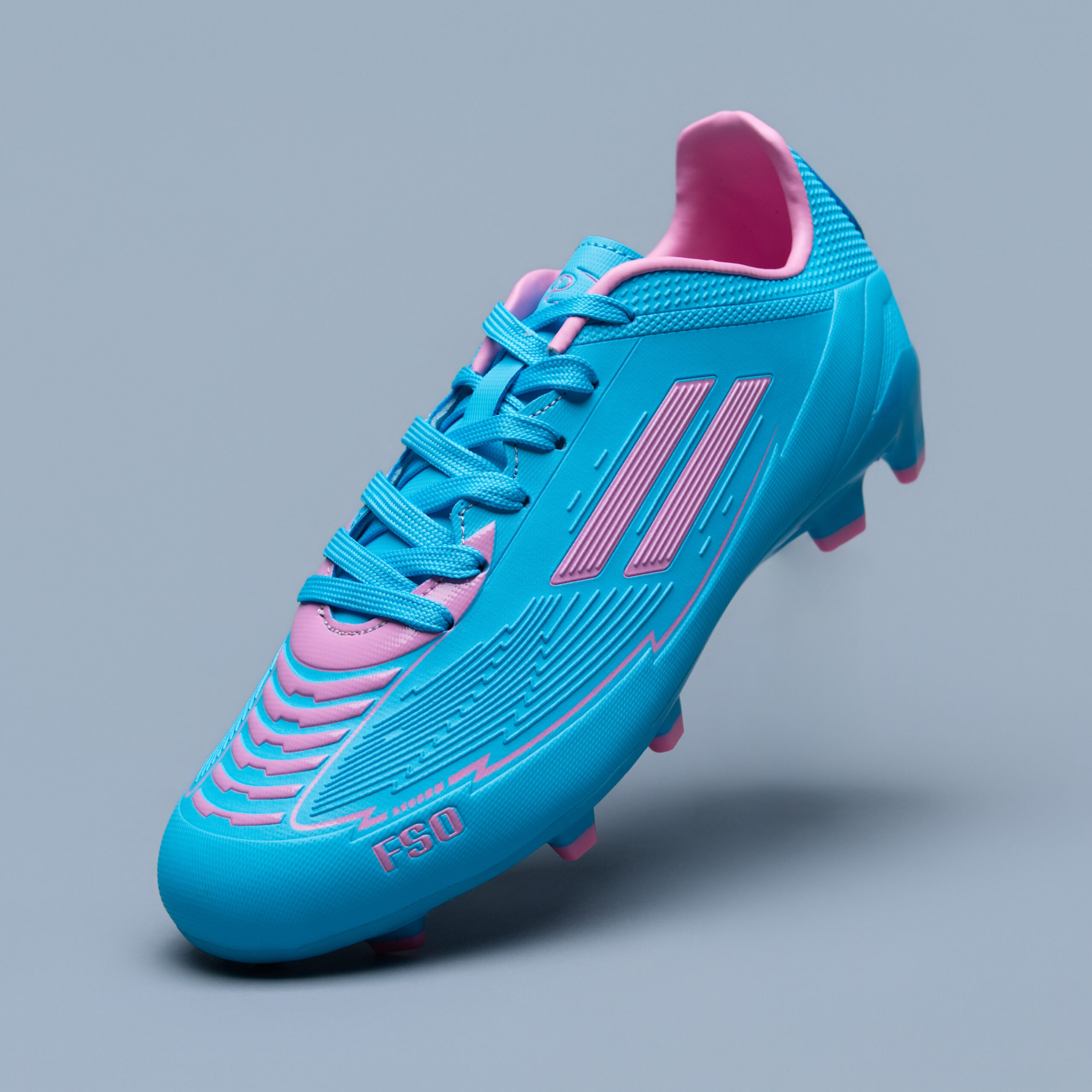 Mens FSO Blue/Lilac Soccer Boot - Image 5