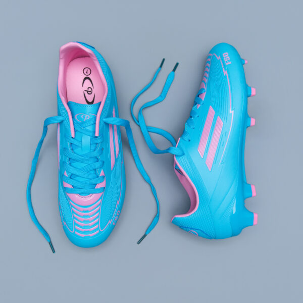 Mens FSO Blue/Lilac Soccer Boot - Image 2