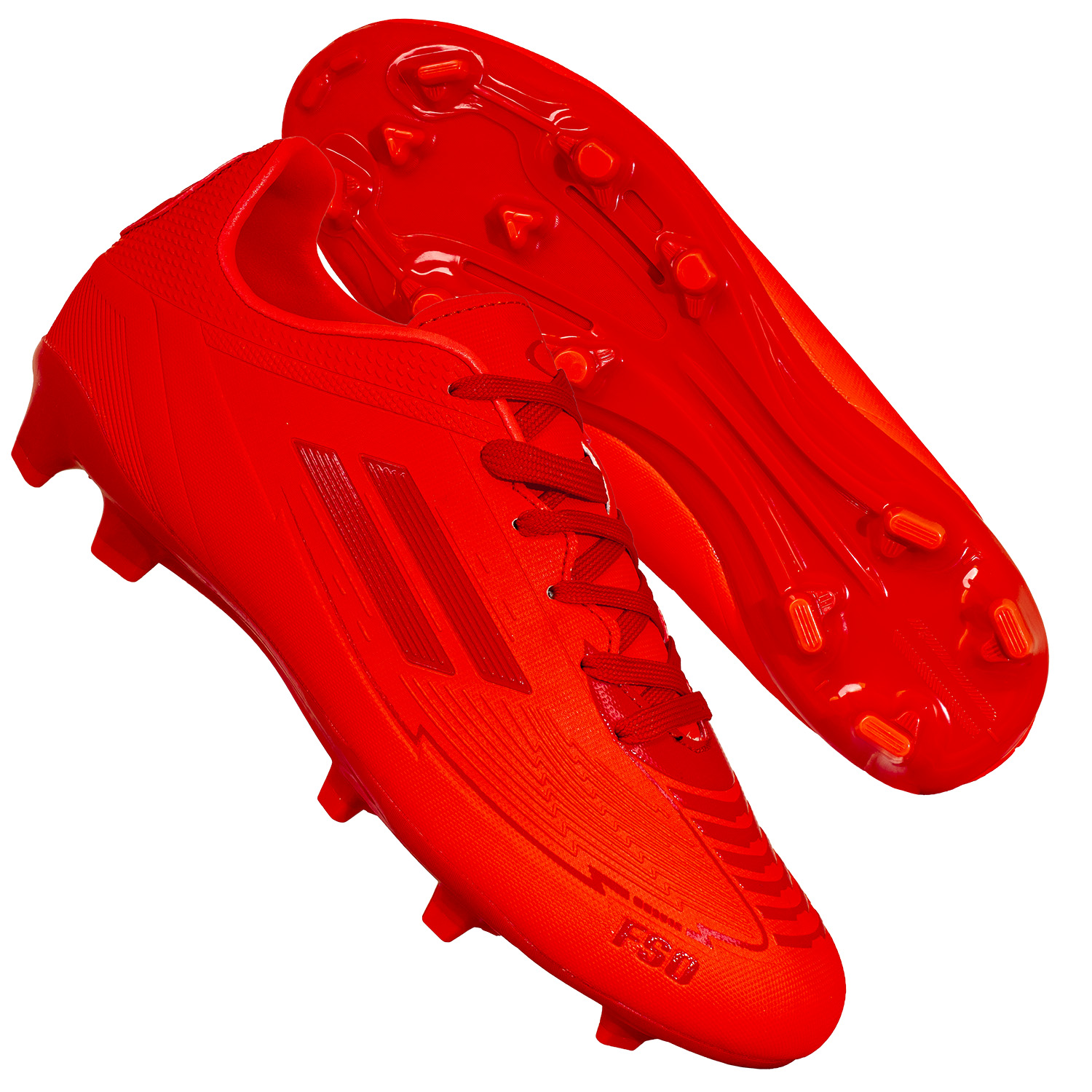 Youths FSO Red/Red Soccer Boot - Image 7