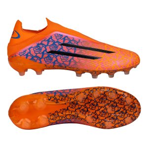 Mens Hyperfusion Laceless Firm Ground Football Boots Orange