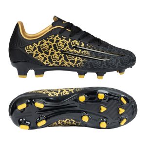 Youth Hyperfusion Firm Ground Soccer Boots Black/Gold